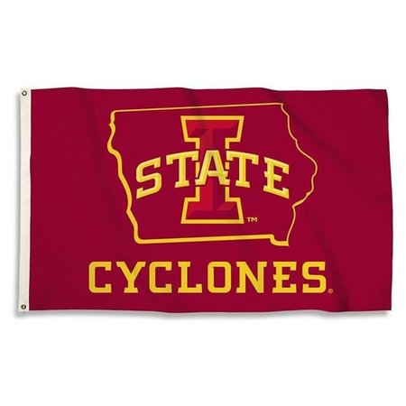 BSI PRODUCTS BSI Products 35022 Iowa State 3 x 5 ft. Flag with Grommets 35022